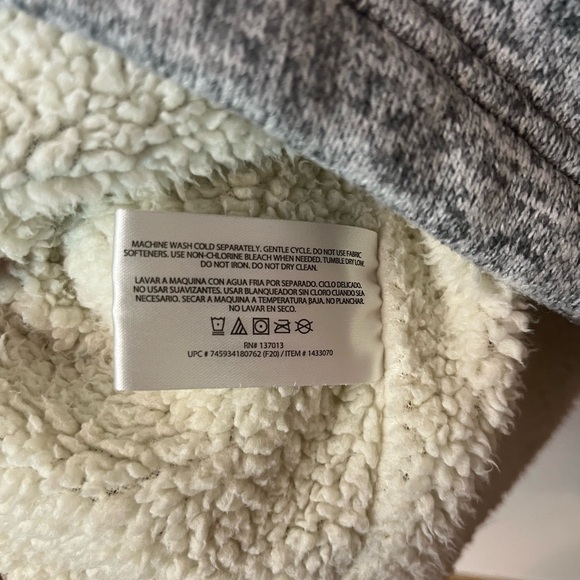 Orvis Men's Quarter Zip Pullover Sweater Size M Gray - Picture 9 of 9